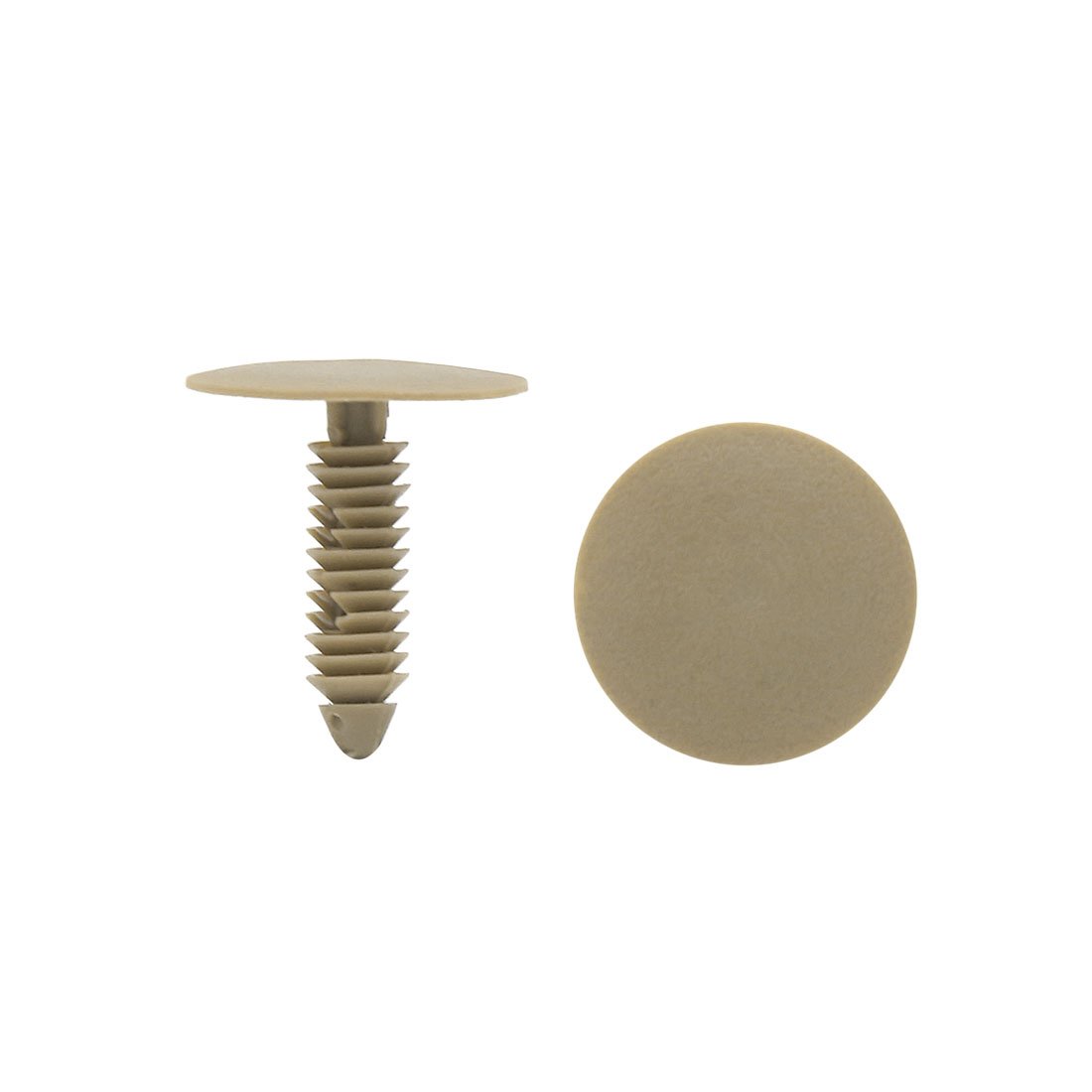 sourcing map 20 Stück 7mm x 25mm x 28mm Beige Auto Plastik Türverkleidung Klipp Niet DE de von uxcell