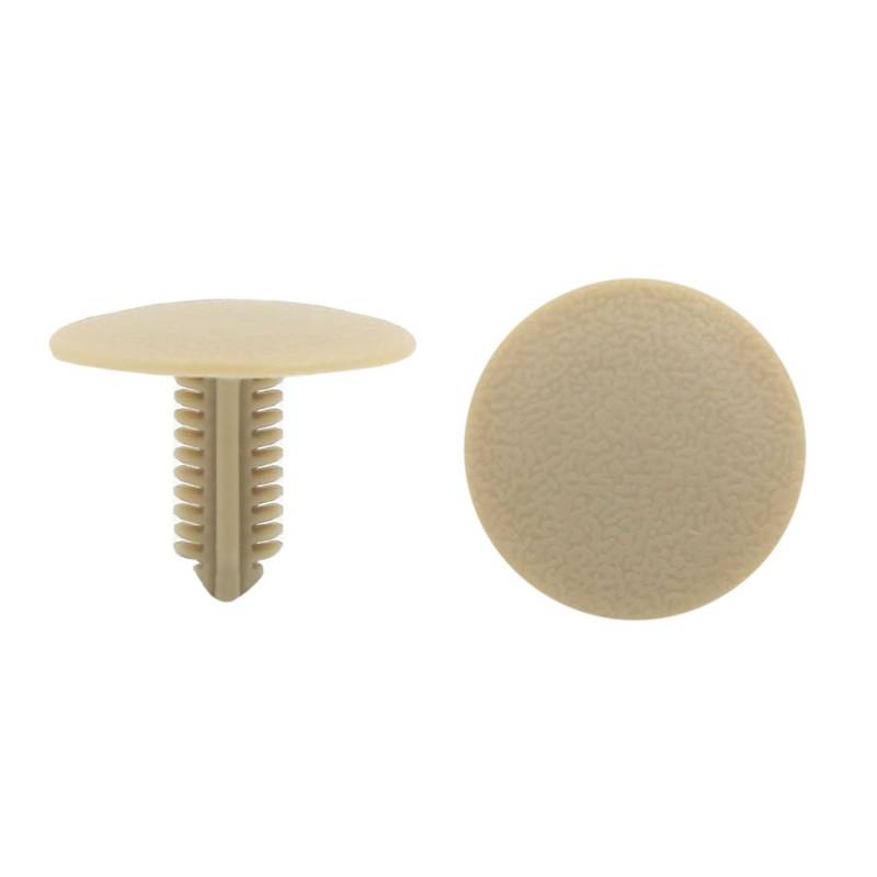 sourcing map 20Stk 7mm Loch 24.5mm Kopf Auto Kunststoff Tür Panel Halterung Clip Niet Beige DE de von uxcell