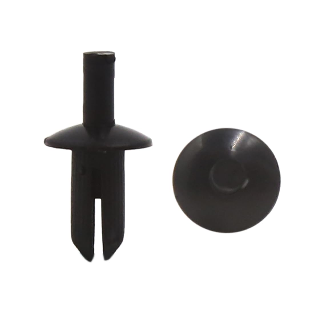 sourcing map 40Stück 5mm Durchmesser Loch Schwarz Plastik Nieten Spritzenschutz Retainer Clips DE de von uxcell