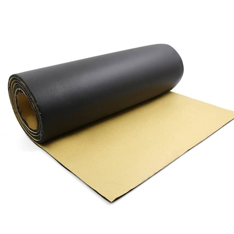 sourcing map 5mm Dämmplatten Auto Schallschutzmatte Schalldämmung Isolierung Schallschutz Baumwolle Schwarz 300cm*100cm von sourcing map