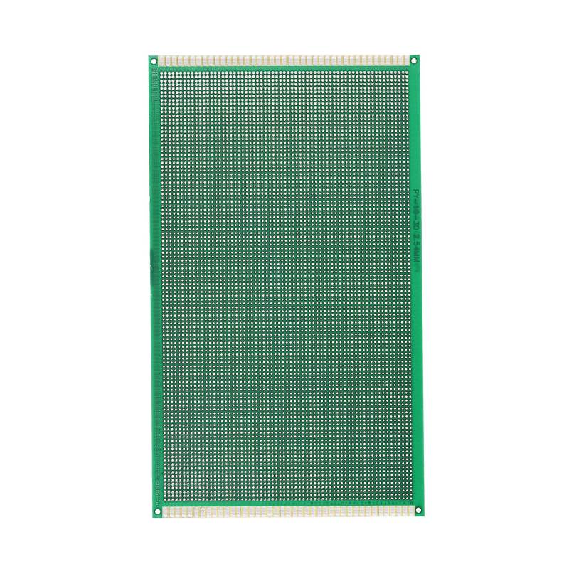 sourcing map PCB Leiterplatte Beidseitig Gedruckte Schaltung für DIY Löten 180mmx300mm Grün von sourcing map