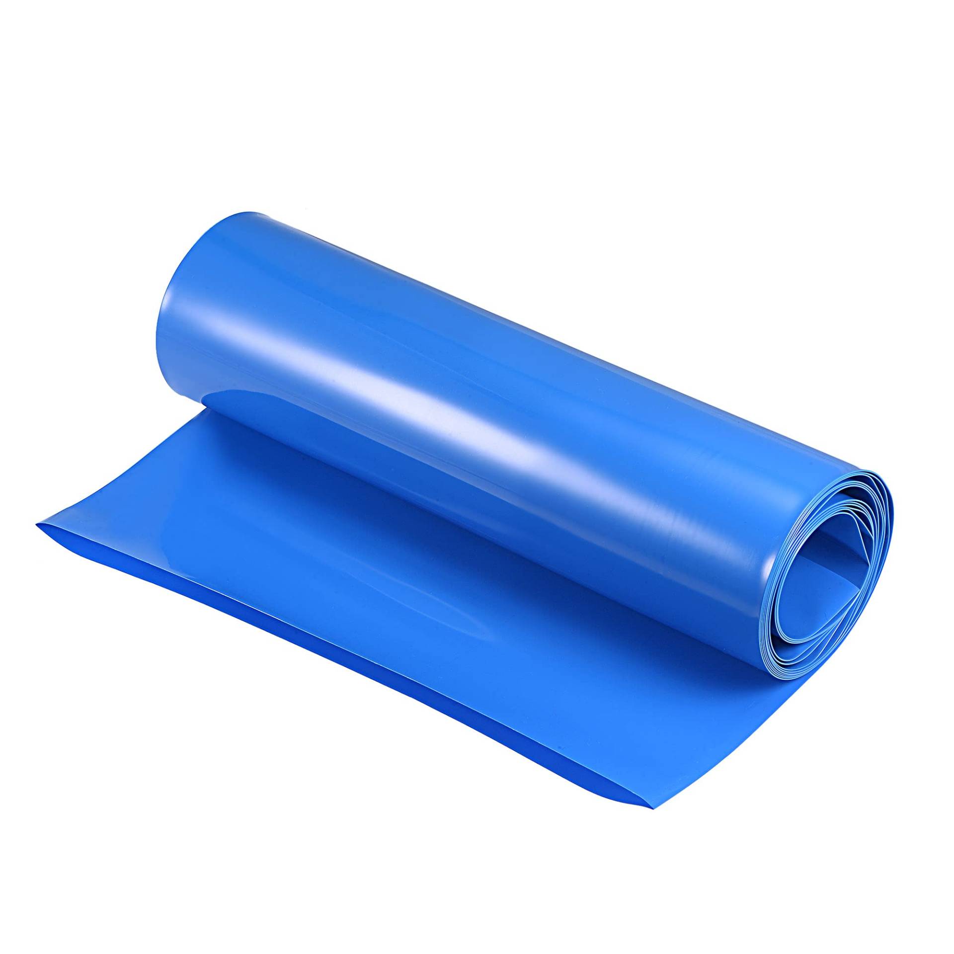 sourcing map PVC Schrumpfschlauch Rohr Ersatz 2m 230 mm Flache Akkupack Blau von sourcing map