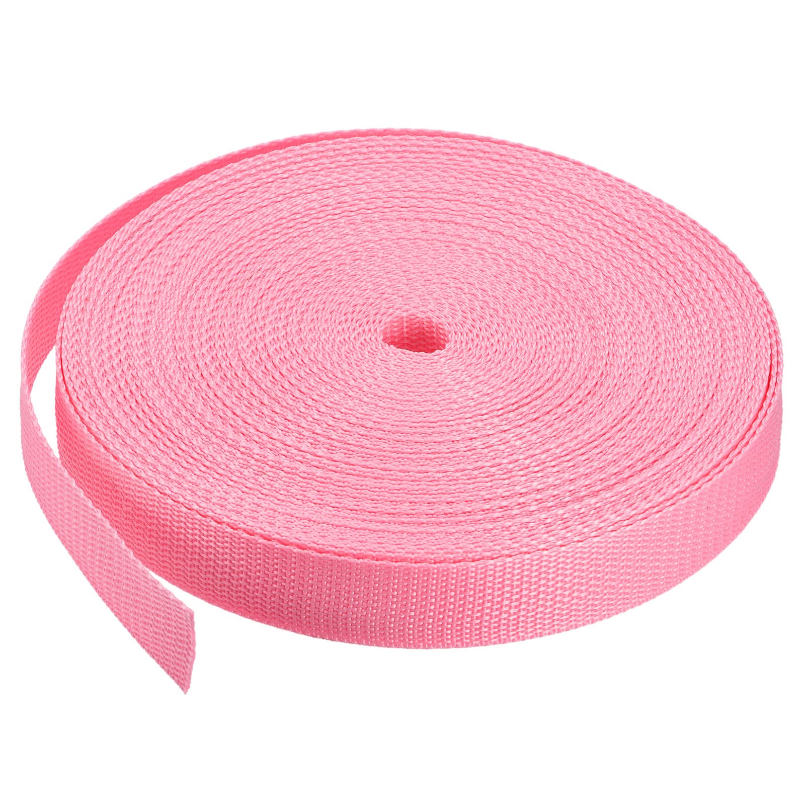 sourcing map Schweres Polypropylen-Gurtband, 2,5 cm, 25 Yards, rosa Umreifungsband für den Außenbereich von sourcing map