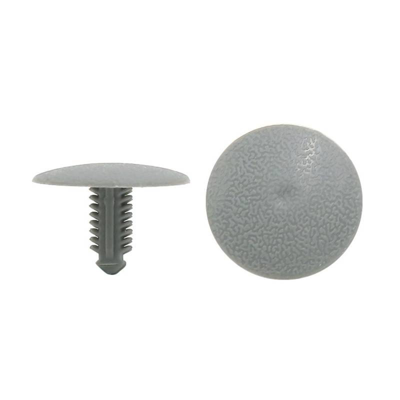 sourcing map 50stk. Kunststoff Niet 6mm Lochdurchmesser Autotür Fasteners Grau von sourcing map