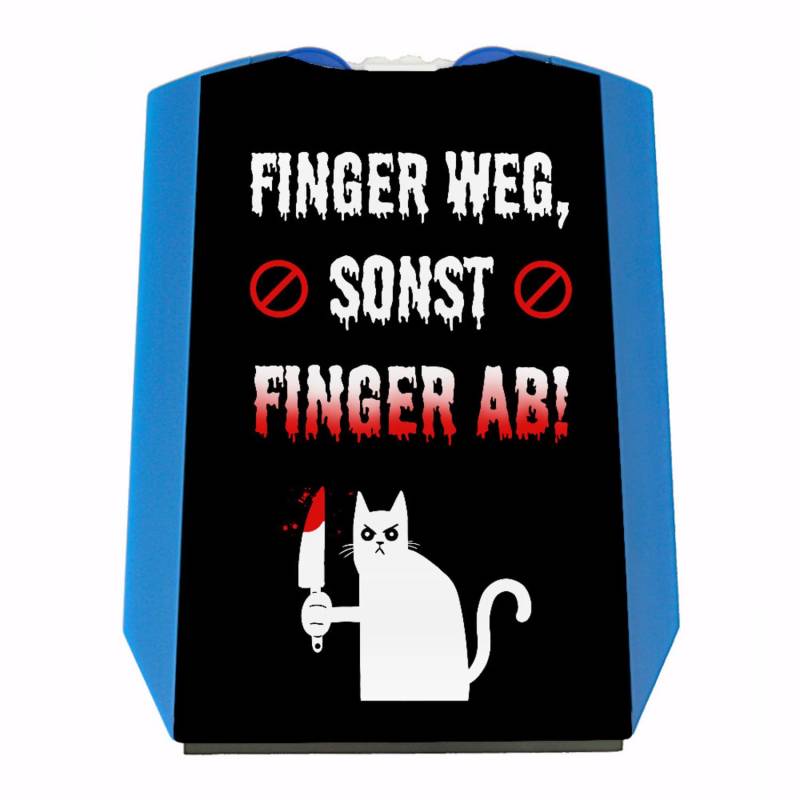 Böse Katze Parkscheibe mit Spruch Finger Weg sonst Finger ab für Autofahrer zum Führerschein Eigentum Parkuhr Eiskratzer Schutz lustig von speecheese