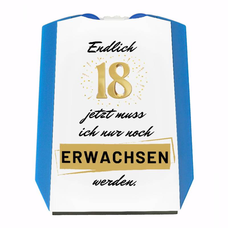 Endlich 18 Parkscheibe mit Spruch Jetzt muss ich nur noch erwachsen Werden eine lustige Parkscheibe für das Auto Geburtstag witzige Führerschein Eiskratzer Fahranfänger von speecheese