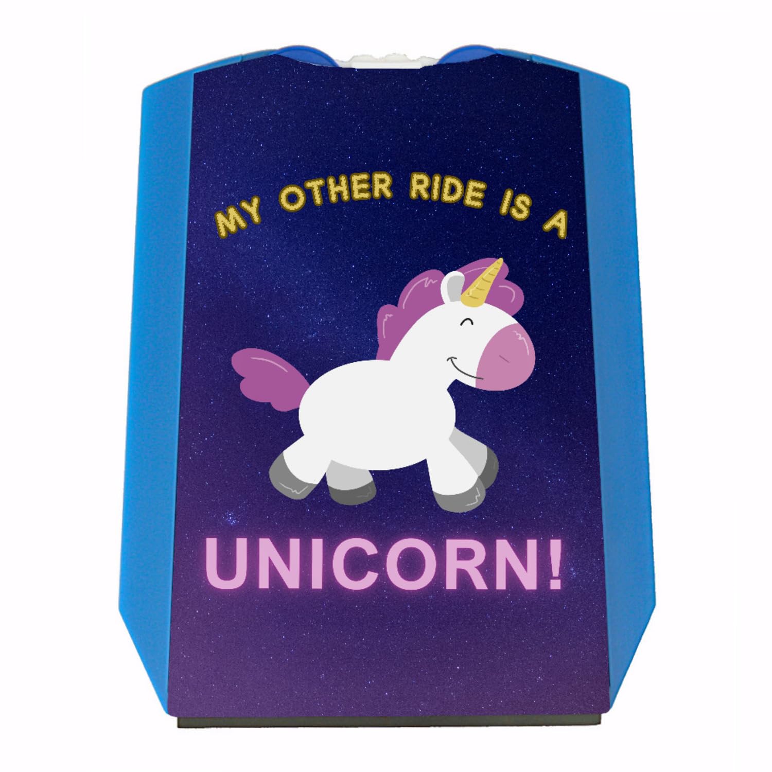 My Other Ride is a Unicorn Einhorn Parkscheibe Führerschein lustig 18 Geburtstag Eiskratzer mit Spruch Motiv neues Auto Prüfung niedlich von speecheese