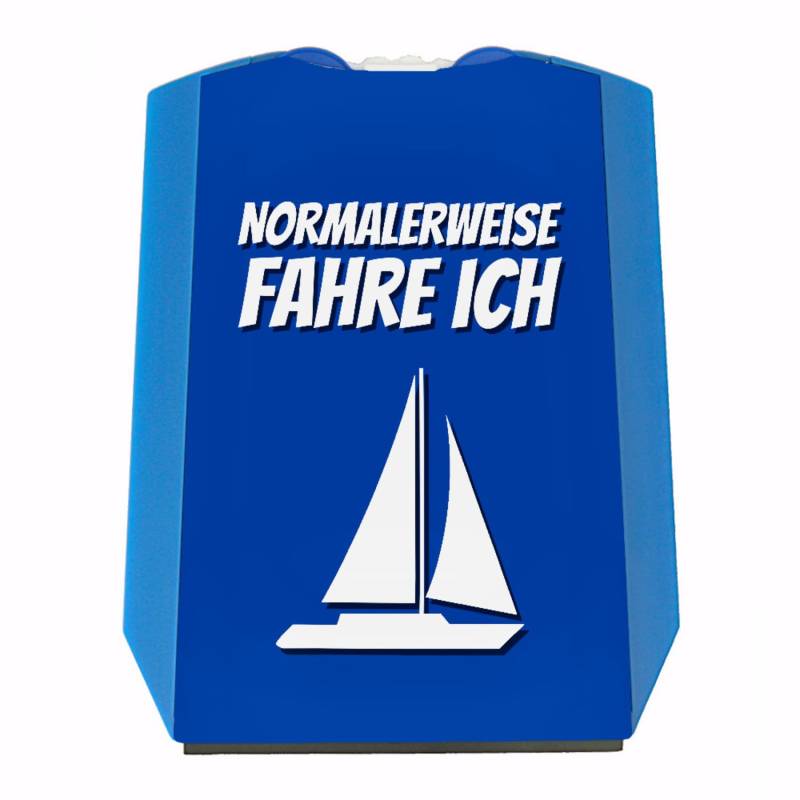 Parkscheibe mit Spruch: Normalerweise fahre ich Segelschiff Geschenk für einen Segelschiff-Kapitän zum Geburtstag oder als Mitbringsel zum Führerschein tolle Geschenkidee von speecheese