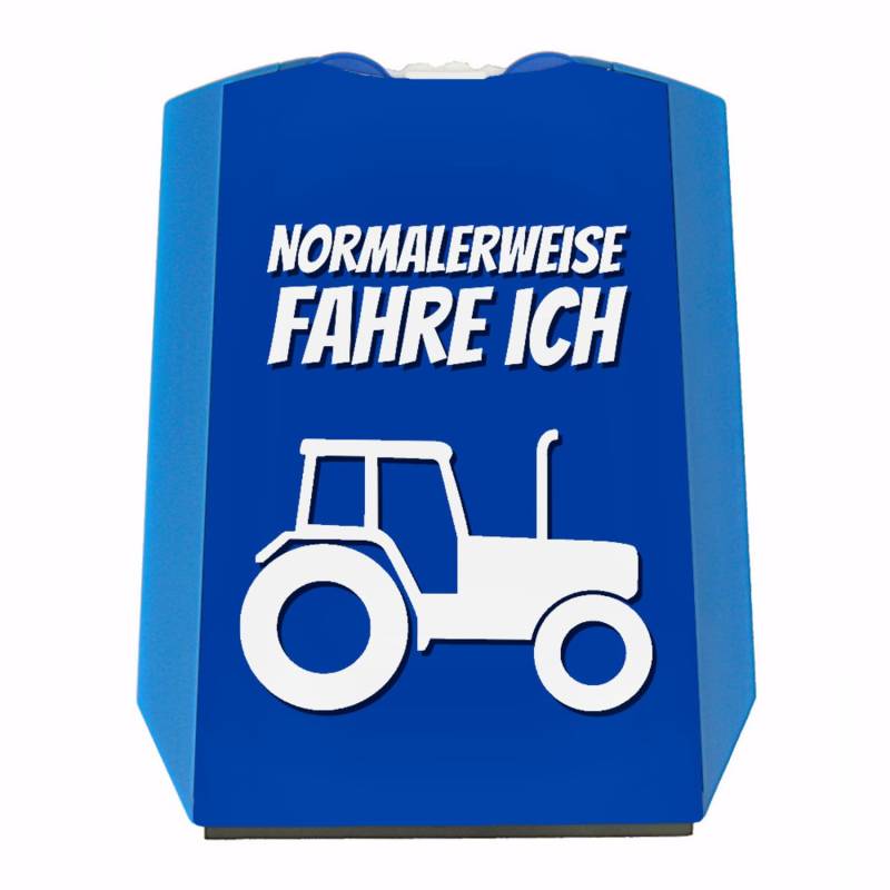 Parkscheibe mit Spruch: Normalerweise fahre ich Traktor Geschenk für einen Traktor-Fahrer zum Geburtstag oder als Mitbringsel zum Führerschein tolle Geschenkidee von speecheese