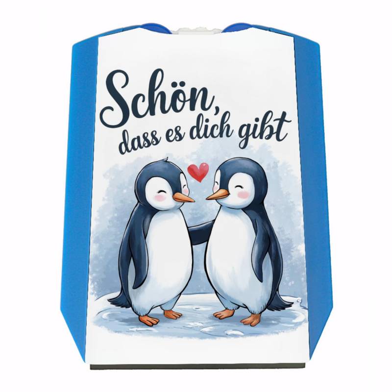 Pinguine mit Herz Parkscheibe - Schön, DASS es Dich gibt Lustiges Valentinsgeschenk für Autofahrer mit Spruch von speecheese