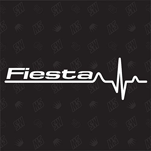 Fiesta Herzschlag - Sticker für Ford von Grace nnvg