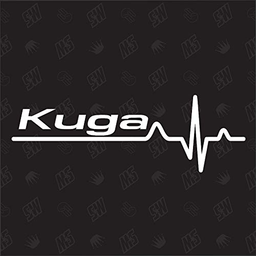 Kuga Herzschlag - Sticker für Ford von speedwerk-motorwear