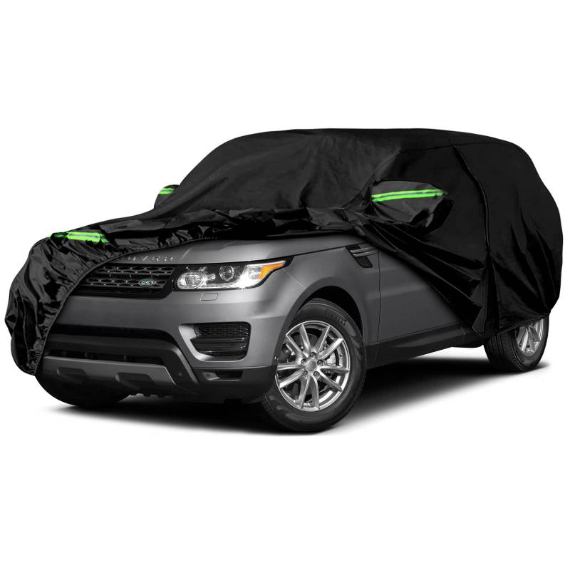 Wasserdichte Autoabdeckungen Ersatz für Land Rover Range Rover Sport 2013–2022, 6 Schichten, jedes Wetter, maßgeschneiderte Autoabdeckung mit Reißverschlusstür und winddichten Bändern für Schnee, Regen, Staub, Hagelschutz (Sport) von sportuli