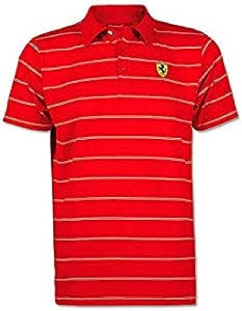 sportwear Polo Classic Scuderia Ferrari Red Stripes SizeM von sportwear