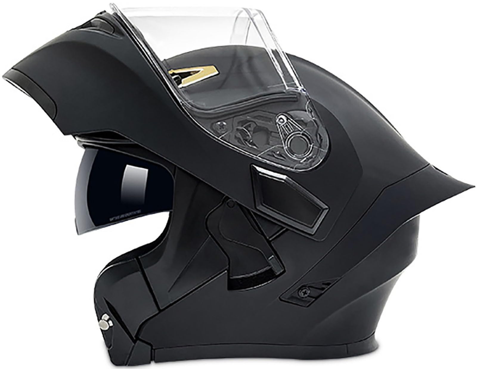 Motorrad Integrierter Klapphelm Motorradhelm DOT/ECE-Zertifizierung Flip Vollvisierhelm Motorrad Schutzhelm Mit Doppelvisier Modular Helm Für Männer Und Frauen Erwachsene 3,M=57-58CM von stdpcxz