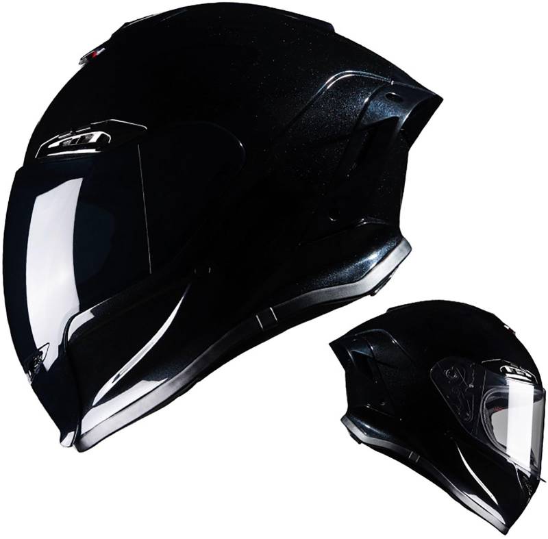 Motorradhelm Integralhelm Mit Sonnenblende, Modular Vollhelm Integrierter Motorrad-Vollhelm, DOT/ECE-Zugelassener Sicherheits-Anti-Kollisions-Helm Für Männer Und Frauen Erwachsene 2,M=57-58CM von stdpcxz