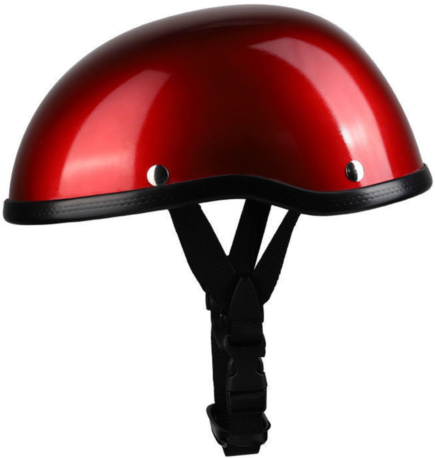 Retro Halbschalenhelm ECE-Zulassung Halbhelme Motorradhelm Damen Und Herren Erwachsene Jet-Helm Mit Schnellverschluss-Schnalle Für Cruiser Scooter ATV E-Bike 1,54CM-62CM von stdpcxz