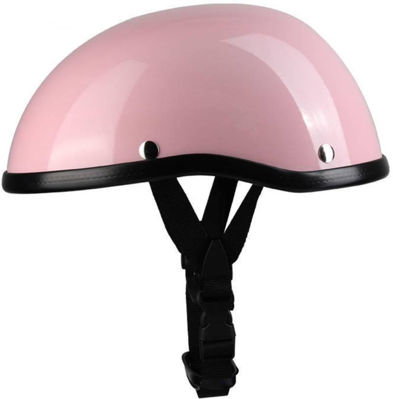 Retro Halbschalenhelm ECE-Zulassung Halbhelme Motorradhelm Damen Und Herren Erwachsene Jet-Helm Mit Schnellverschluss-Schnalle Für Cruiser Scooter ATV E-Bike 3,54CM-62CM von stdpcxz