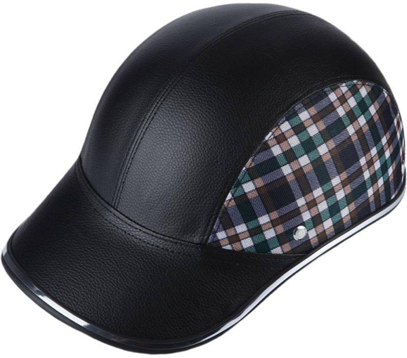 Retro Motorradhelm Halbschalenhelm Mit ECE Zulassung Baseball Cap Helm Jethelm Deutscher Stil Totenkopf Kappe Helm Motorrad Cruiser Roller Cool Helm Für Männer Und Frauen 4,54CM-62CM von stdpcxz