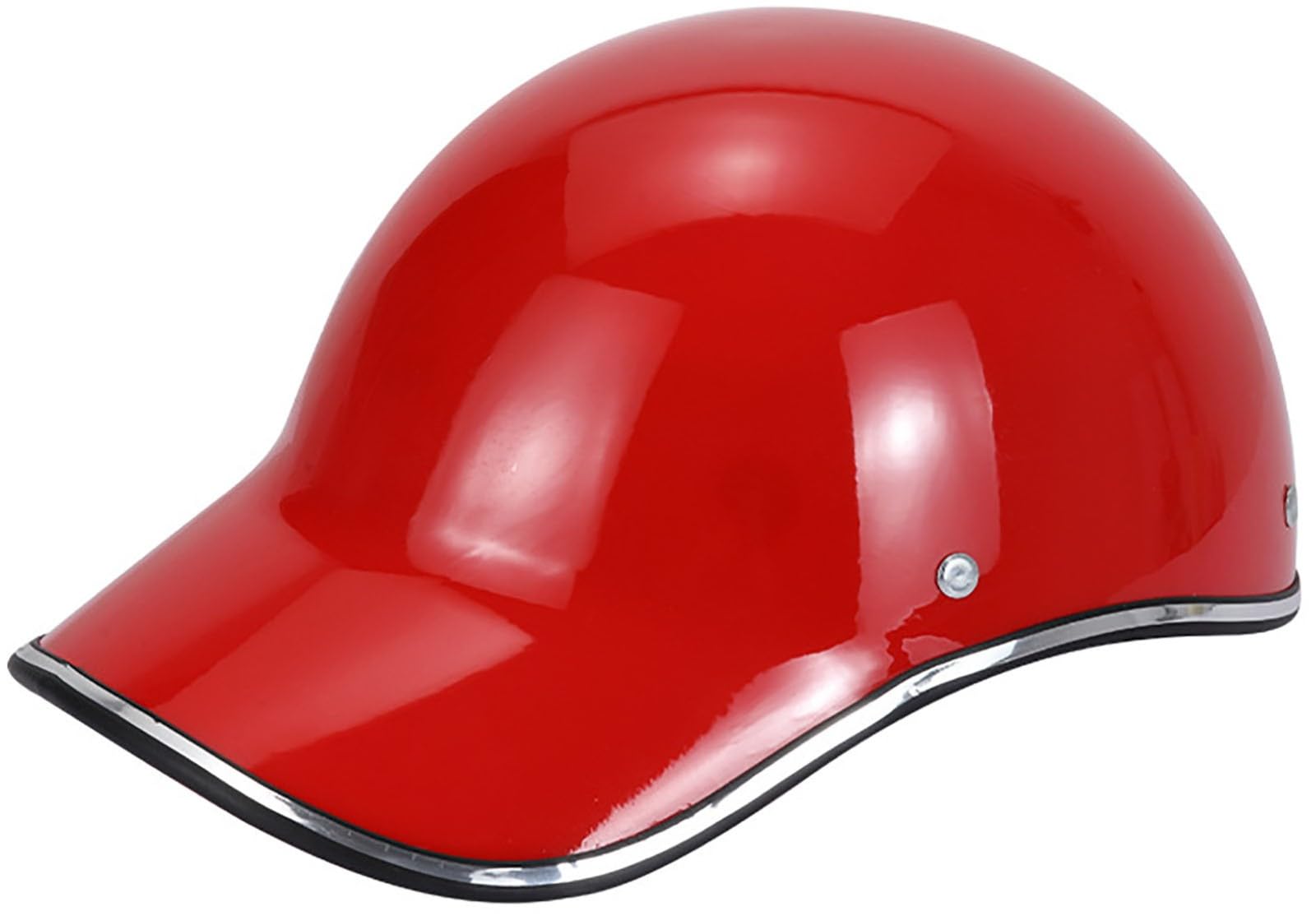 Vintage Motorradhelm Mit ECE-Zulassung Halbschalenhelm Für Herren Damen Jethelme Baseball Cap Retro Halbschalenhelm Für Elektromotorräder Mofa-Helm Chopper Cruiser Motorroller 6,XL=61-62CM von stdpcxz