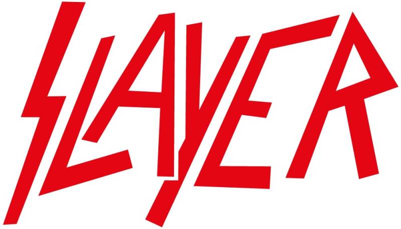 Slayer Aufkleber Logo rot XL ca. 50x28 cm Wetterbeständig von sticker-dealer