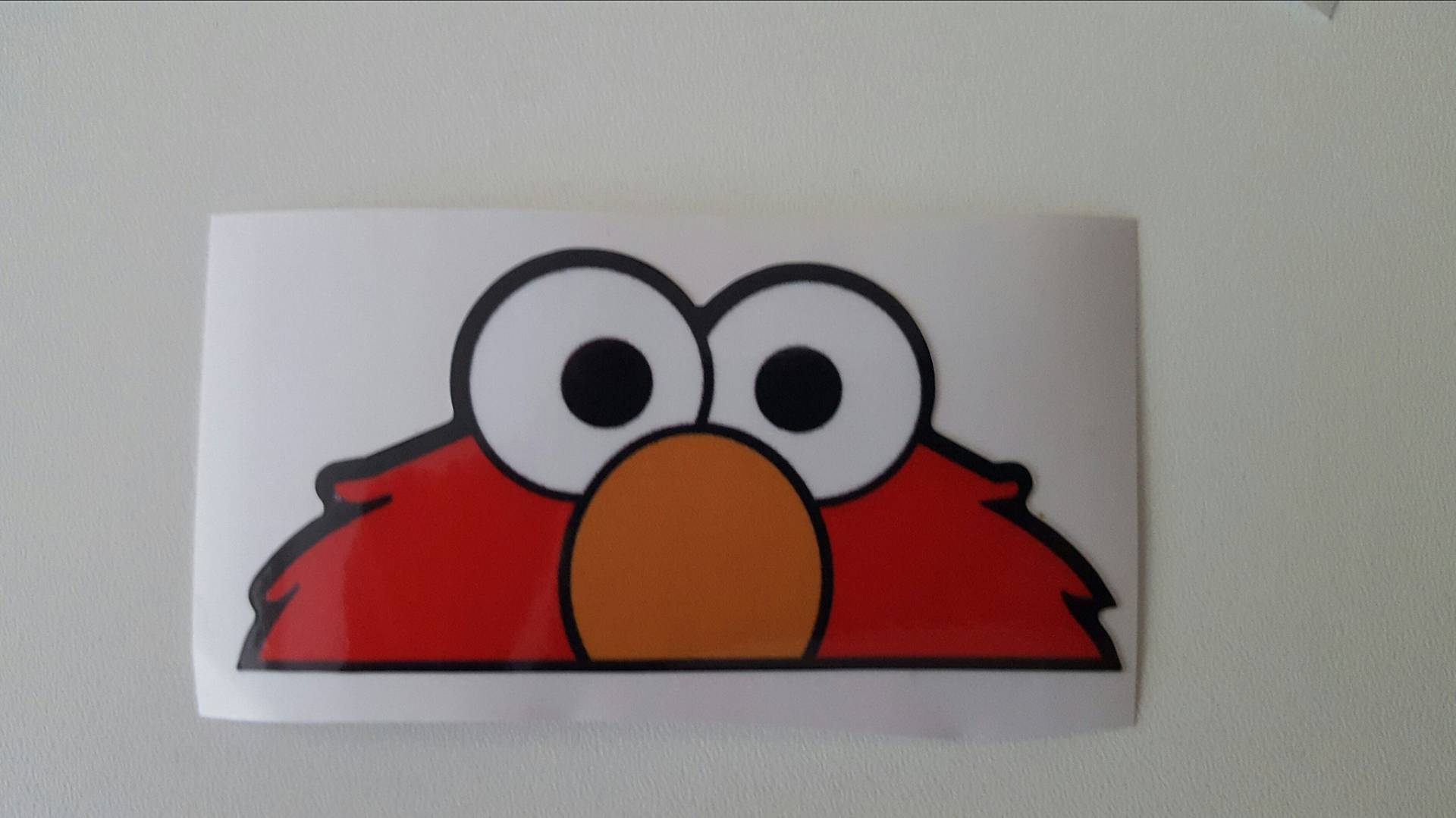 Elmo JDM Peeper Sesamstrasse Fun Sticker Aufkleber Fun Kindheitserinnerung von stickerpoint24