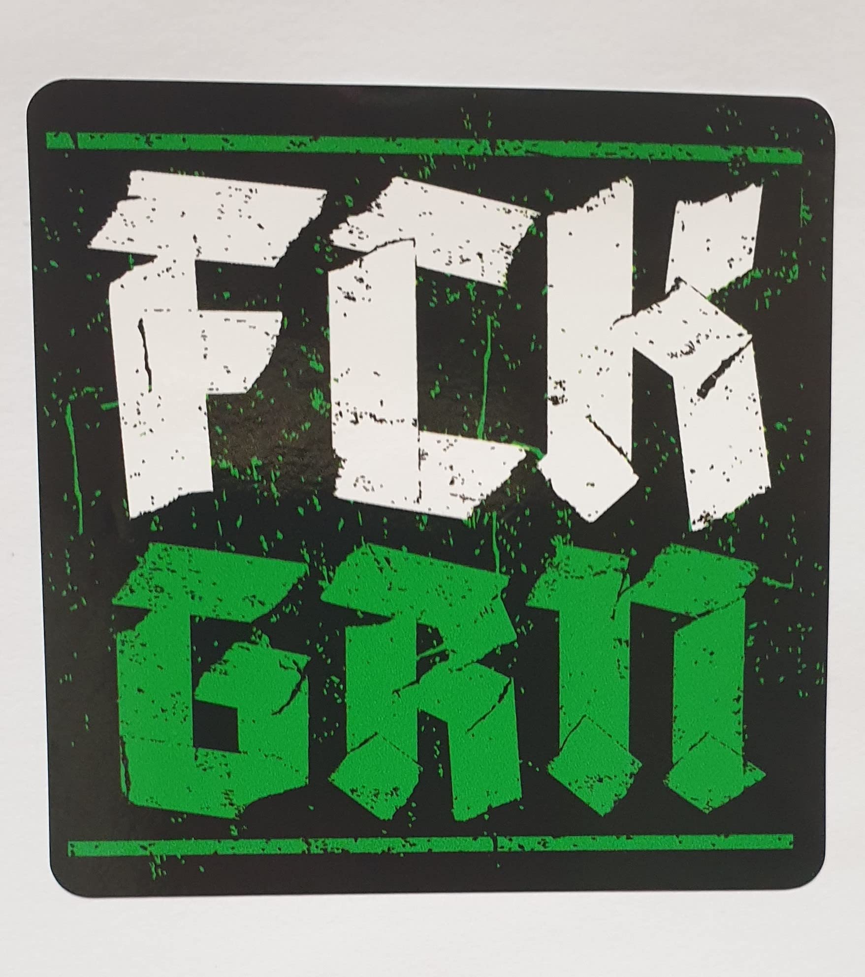 FCK GRN kein Bock auf grüne Aufkleber Sticker Fun von stickerpoint24