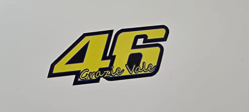 Rossi 46 The Doctor Aufkleber Sticker Motorrad Grazie Vale klein von stickerpoint24