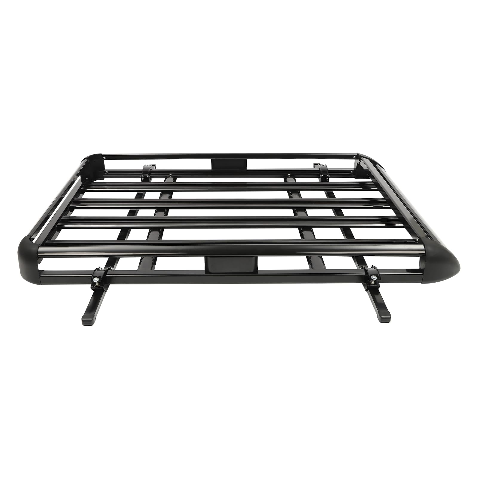 140x100cm Universal Dachträger Universal Dachgepäckträger aus Aluminium, Auto Dachkorb, SUV Gepäckträger Auto Aluminium Dachständer Korbwanne Gepäck Laderträger Schwarz von sulckcys