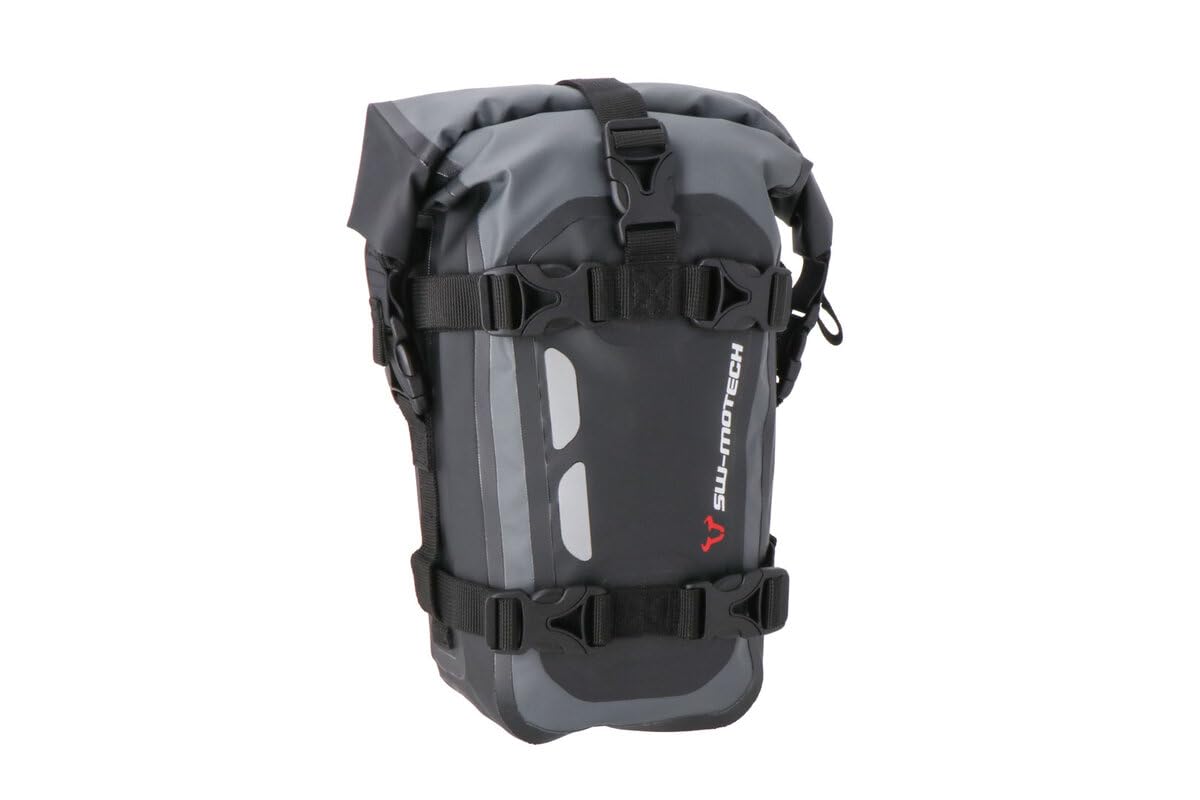 SW-Motech Drybag 80 Motorrad Hecktasche grau Motorradgepack Gepäcktasche von SW-Motech