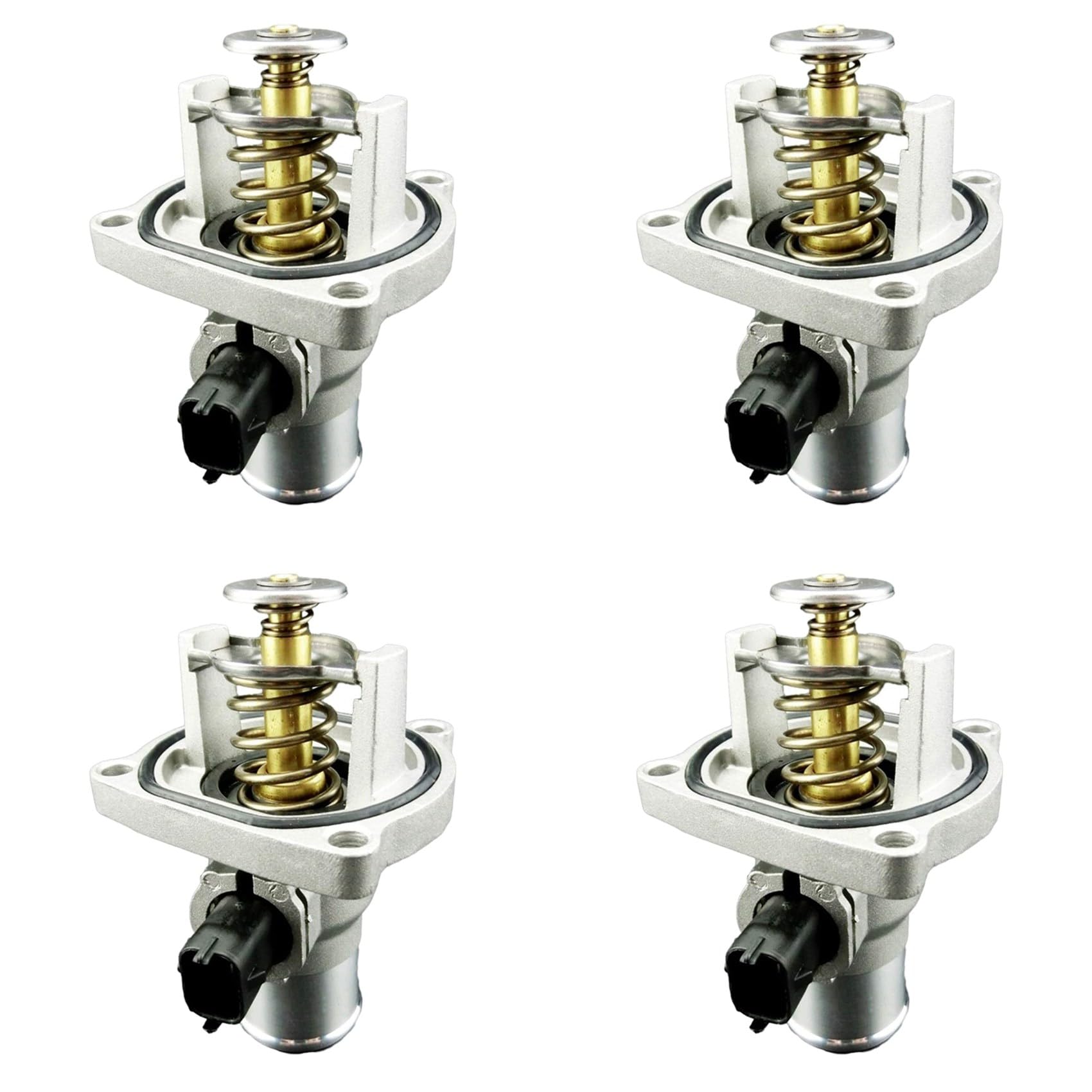 swegel 4X Kühlmittel Thermostat Baugruppe für Auto Motoren + Gehäuse für Aveo 96984104 55578419 von swegel