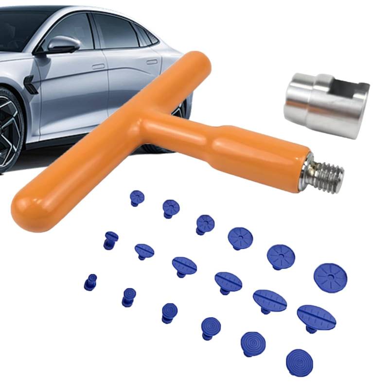 syayw Auto Dellenzieher Set Auto Dellenzieher Dellenentferner Set Motorrad Dellen Reparatur Set Professionelle Auto Dent Extractor Kit Auto Dent Extractor Kit von syayw