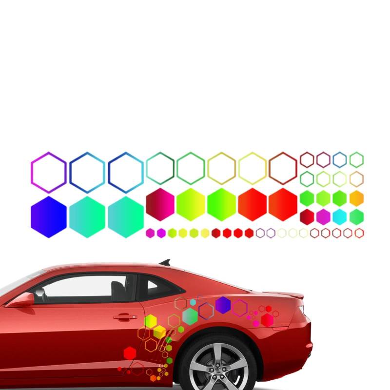 syayw Autoaufkleber aus Wabenmuster, Hexagonal-Wabenmuster, Hexagonal-Wabenmuster, Hexagonal-Aufkleber, Hexagonal, Nestmotiv von syayw