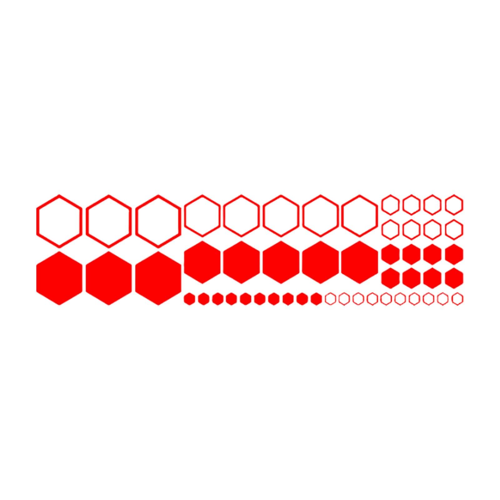 syayw Hexagonaler Autoaufkleber, Waben-Aufkleber | Hexagonales geometrisches Muster, modisches Tür-Seitenaufkleber, dekoratives Wabenmuster von syayw