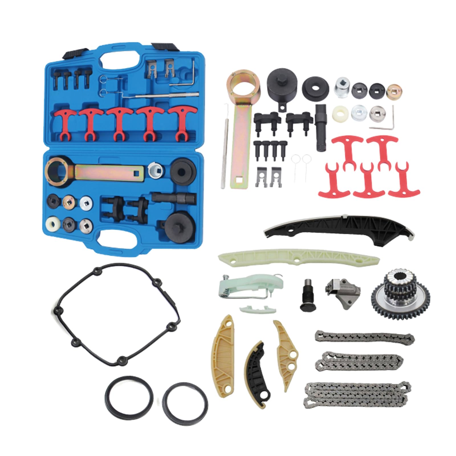 06K109467K 06H109467AF 06H109469AQ Steuerkette & Werkzeugsatz für A-u-d-i für V-W 1.8 2.0 TSI Jetta GTI Passat A4 A6 2014-2020 06H109469AN 06K10999AN 06K1099999 158BJ 06K109158AF von szcshyeu