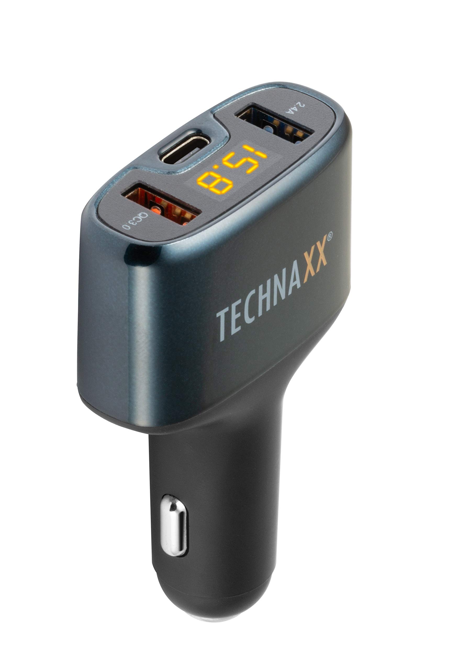 technaxx QC 3.0 & USB-C KFZ-Ladeadapter TE18 von technaxx