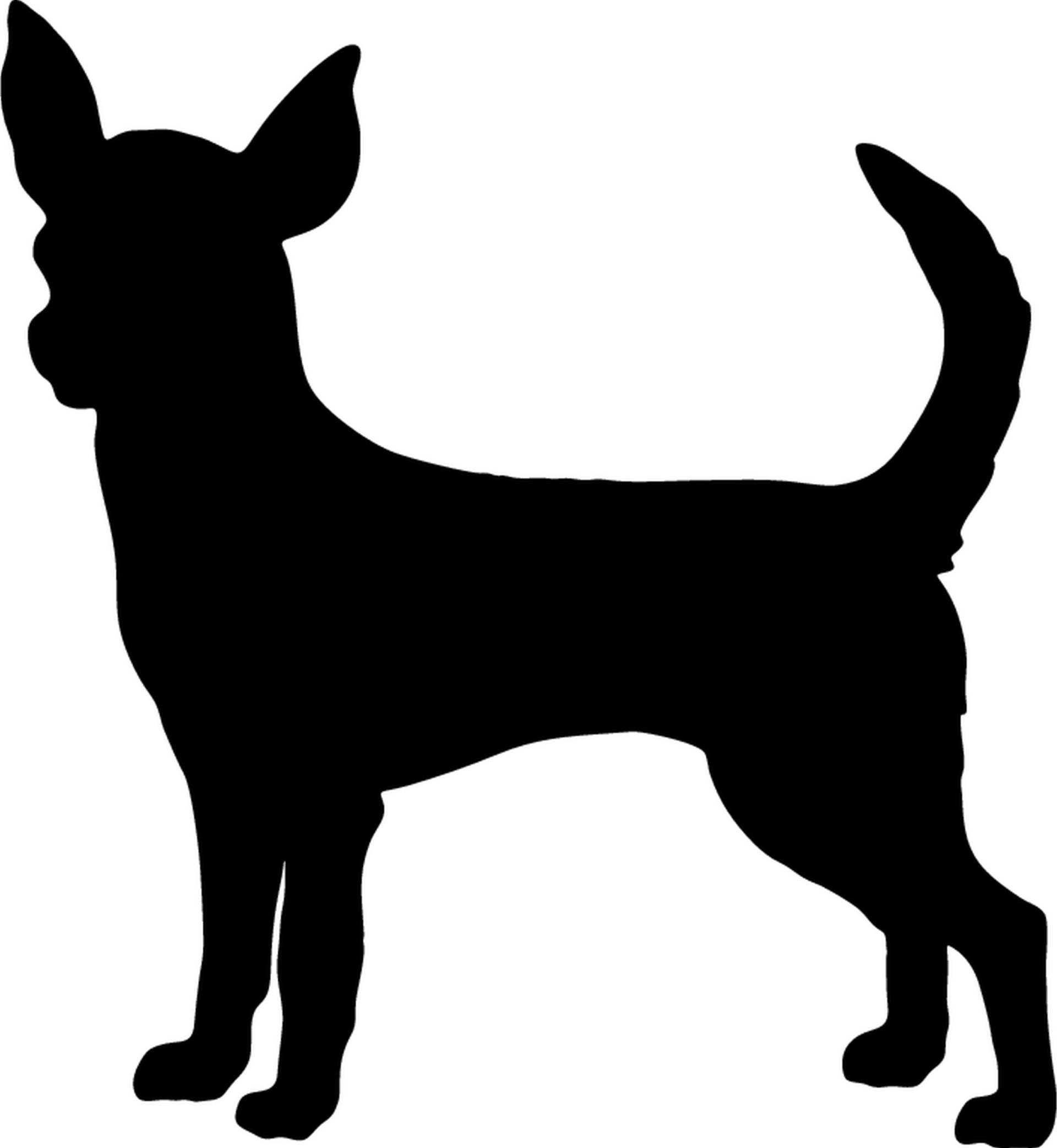 teddyfamily Chihuahua - Hundeaufkleber - Farbe und Umrandung oder Text wählbar - Dog Sticker von teddyfamily