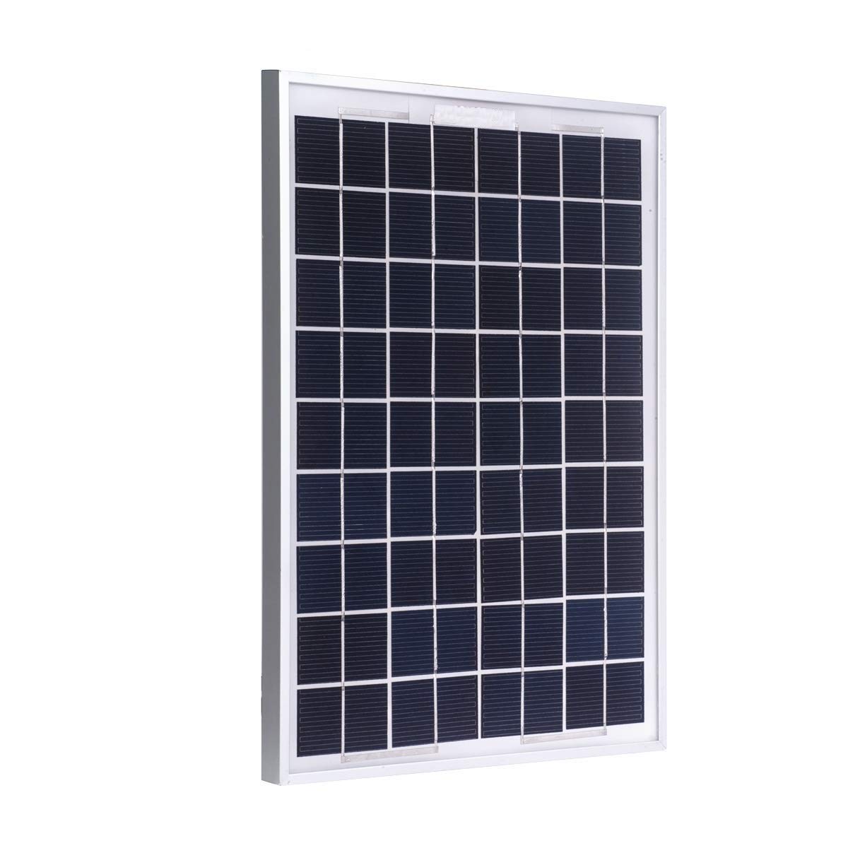 TEMPO DI SALDI Monokristallines Solarpanel Photovoltaik 10 W mit Klemmzangen von tempo di saldi