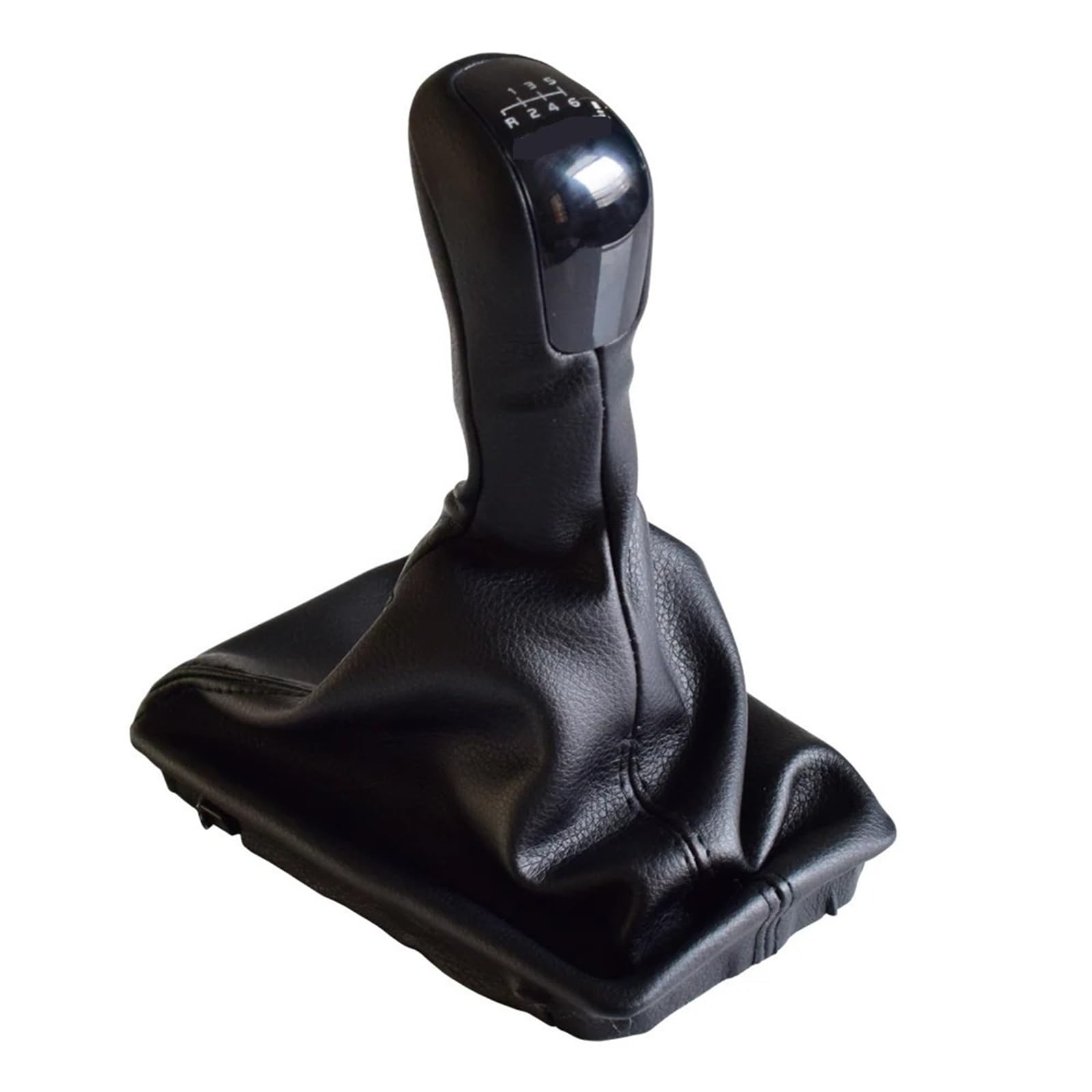 Für Benz E Für Class W211 2002-2009 Manuelle Schaltknauf Shifter Gamasche Boot Stift Griff Abdeckung Klassische Eleganz AVANTGARDE Gang Hebel Schalthebelknauf(Classic-6 Speed) von tnbru