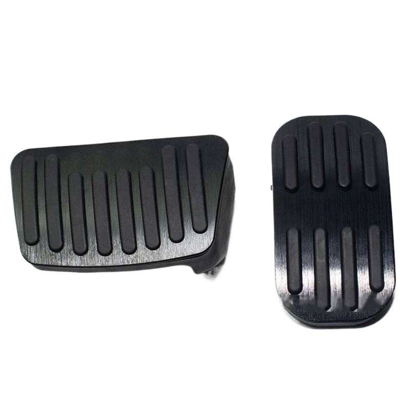 Für Suzuki Für Swace 2018-2023 Auto Fuß Pedale Gas Bremse Edelstahl Pedal Pad Auto Bremspedalabdeckung Bremspedal Gaspedal(2 pcs Black) von tnbru