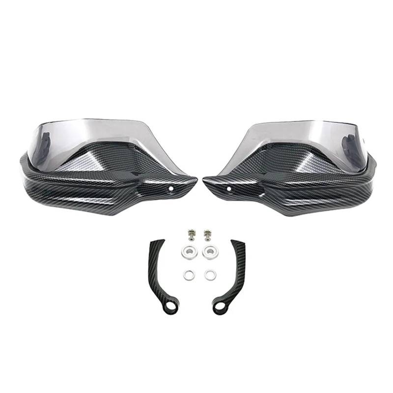 Handprotektoren Motorrad Für G310GS 2017-2023 Für G310R 2017-2023 Handschutz Hand Schild Schutz Windschutzscheibe Motorrad Lenkerschutz(Carbon Grey Set) von tnbru