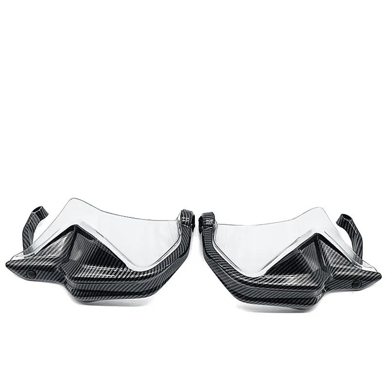 Handprotektoren Motorrad Für R Für NineT R9T 2014-2024 Motorrad Handschutz Schild Hand Schutzfolie Windschutzscheibe Motorrad Lenkerschutz(Carbon Clear Set) von tnbru