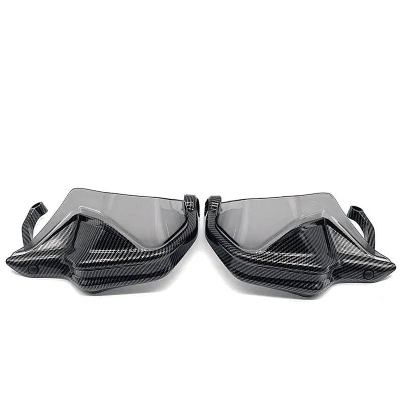 Handprotektoren Motorrad Für R Für NineT R9T 2014-2024 Motorrad Handschutz Schild Hand Schutzfolie Windschutzscheibe Motorrad Lenkerschutz(Carbon Grey Set) von tnbru