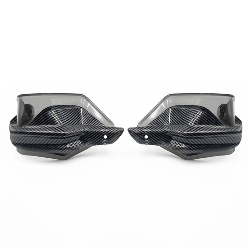 Handprotektoren Motorrad Für S1000XR 2013-2022 Handschutz Hand Schild Schutz Windschutzscheibe Motorrad Zubehör Motorrad Lenkerschutz(Carbon Smoke-1Set) von tnbru