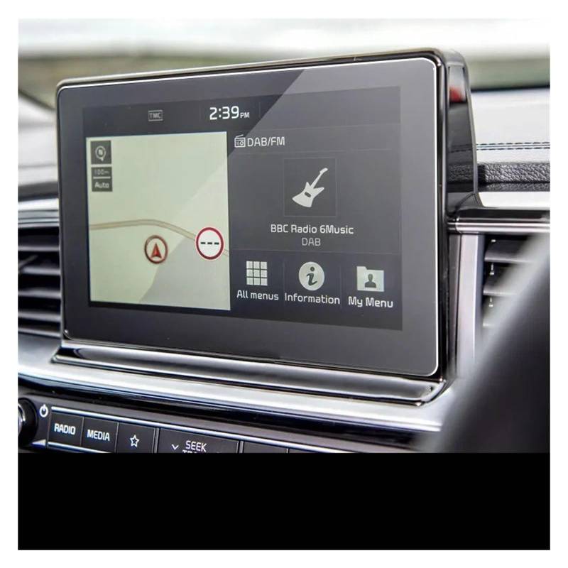 Navigation Displayschutzfolie Für Kia Für Ceed CD GT 2019 2020 Gehärtetes Glas Film 8 Zoll Auto Navigation Screen Protector Auto Innen Zubehör GPS Navi Displayschutzfolie von tnbru