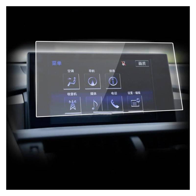 Navigation Displayschutzfolie Für Lexus Für NX Für Nx200 2014-2017 Auto GPS Navigation Film LCD Bildschirm Gehärtetem Glas Schutz Film Anti-Scratch-Film GPS Navi Displayschutzfolie von tnbru