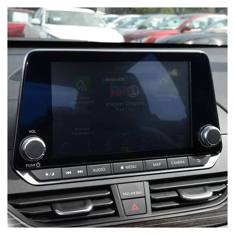 Navigation Displayschutzfolie Für Nissan Für Juke 2 2019-2021 Gehärtetem Glas Schutz Film Auto Navigation Screen Protector Display Film Auto Innen GPS Navi Displayschutzfolie von tnbru