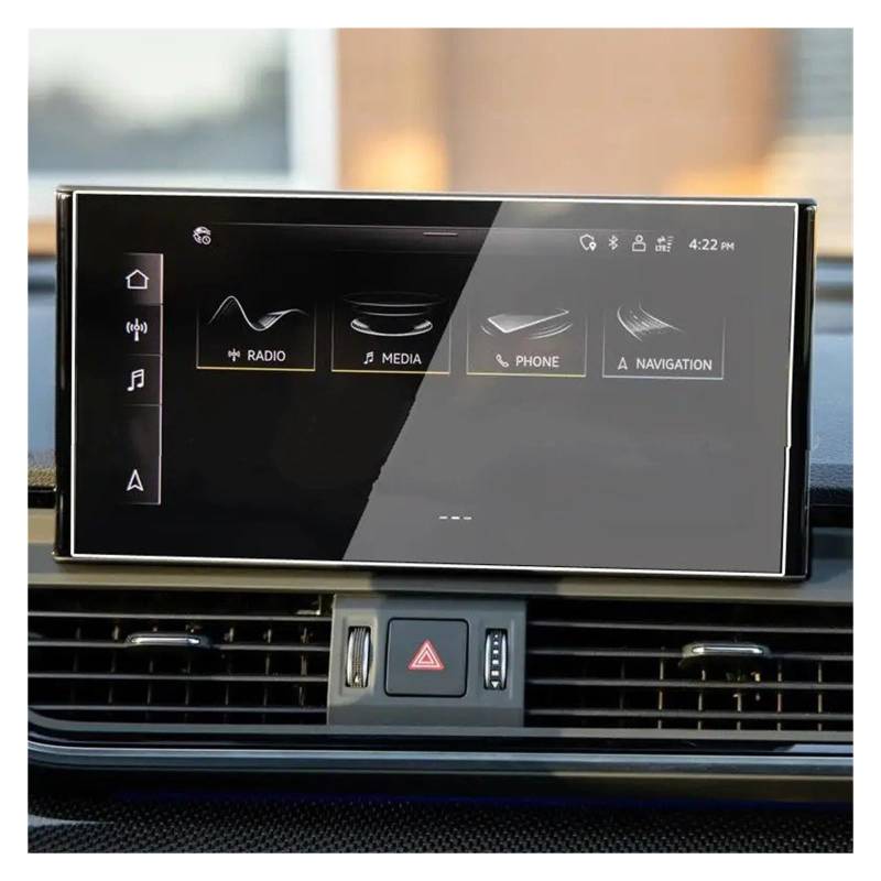 Navigation Displayschutzfolie Für SQ5 Für Q5 2022 2023 Screen Protector Gehärtetem Glas 10,1 Zoll Auto GPS Navigation Display Schützen GPS Navi Displayschutzfolie von tnbru