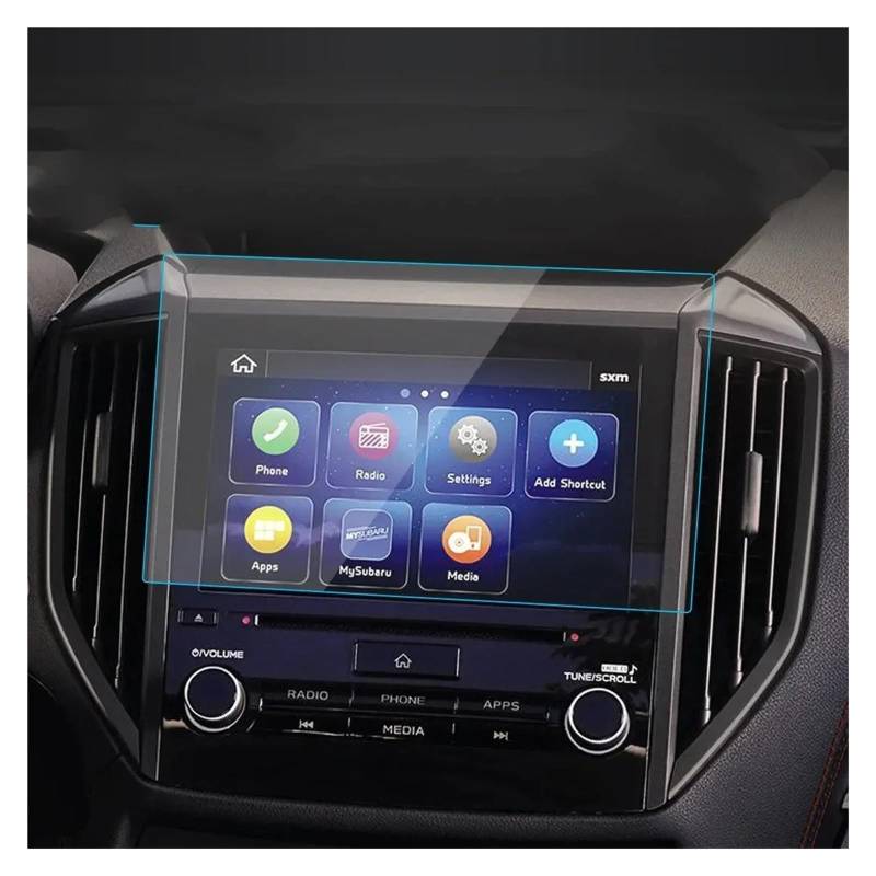 Navigation Displayschutzfolie Für Subaru Für Crosstrek 2021-2024 11,6 Zoll Screen Protector Navigator Schutz Gehärtetes Glas Schutz Film Auto Aufkleber GPS Navi Displayschutzfolie(21-23 Blue) von tnbru