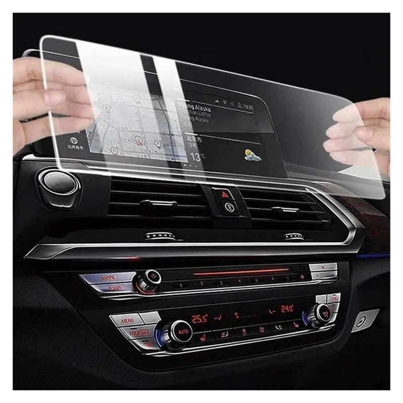 Navigation Displayschutzfolie Für X3 Für G01 Für X4 Für G02 2018-2021 10,25 Zoll GPS Navigation Display Screen Protector Film Touchscreen Gehärtetes Glas GPS Navi Displayschutzfolie von tnbru